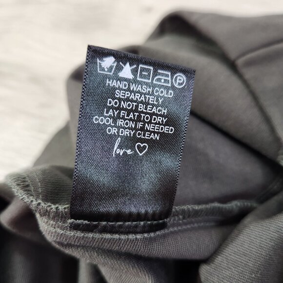 Nic & Zoe Drapey Ponte Wide Leg Ankle Pant In Briar New With Tags Women's Size M - Picture 14 of 14